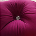 NNEAGS 120cm Burgundy Princess Bed Pillow Headboard Backrest Bedside Tatami Sofa Cushion with Ruffle Lace Home Decor