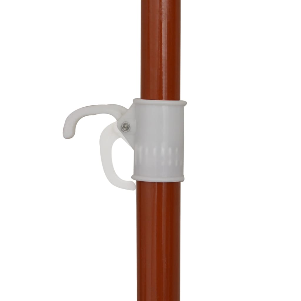 NNEVL Parasol with Steel Pole 180 cm Sand