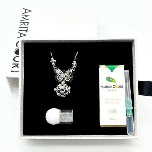 Butterfly Aroma Necklace | Energy & Healing | Diffusing on the go | Birthday Gift