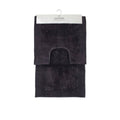 NNEDSZ Home Home 2000GSM 2 Pce Dawson 100% Cotton Bath Mat Set Charcoal